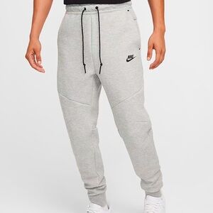 Nike Tech Pants Size M Color Grey White